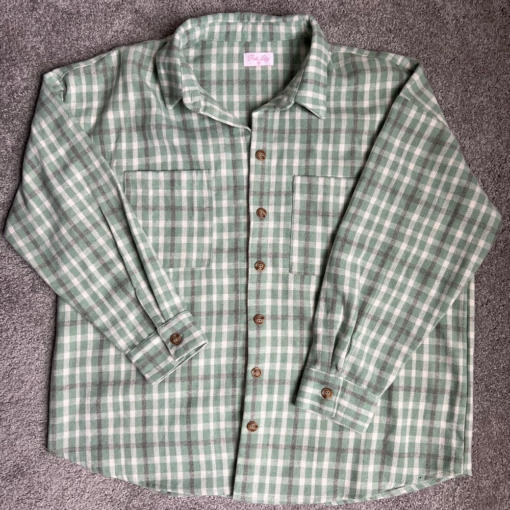 Pink Lily shacket NWOT